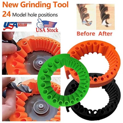 Angle Grinder Drill Bit Sharpener Tool for 2-13mm Bit Power Grinding Attachme US