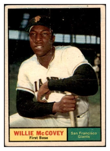 1961 TOPPS #517 WILLIE MCCOVEY GIANTS FR-GD SET BREAK 520604 (KYCARDS)