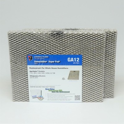 12-2 2 PAK #12 for Aprilaire 440 445 Humidifier Water Panel Pad Filter