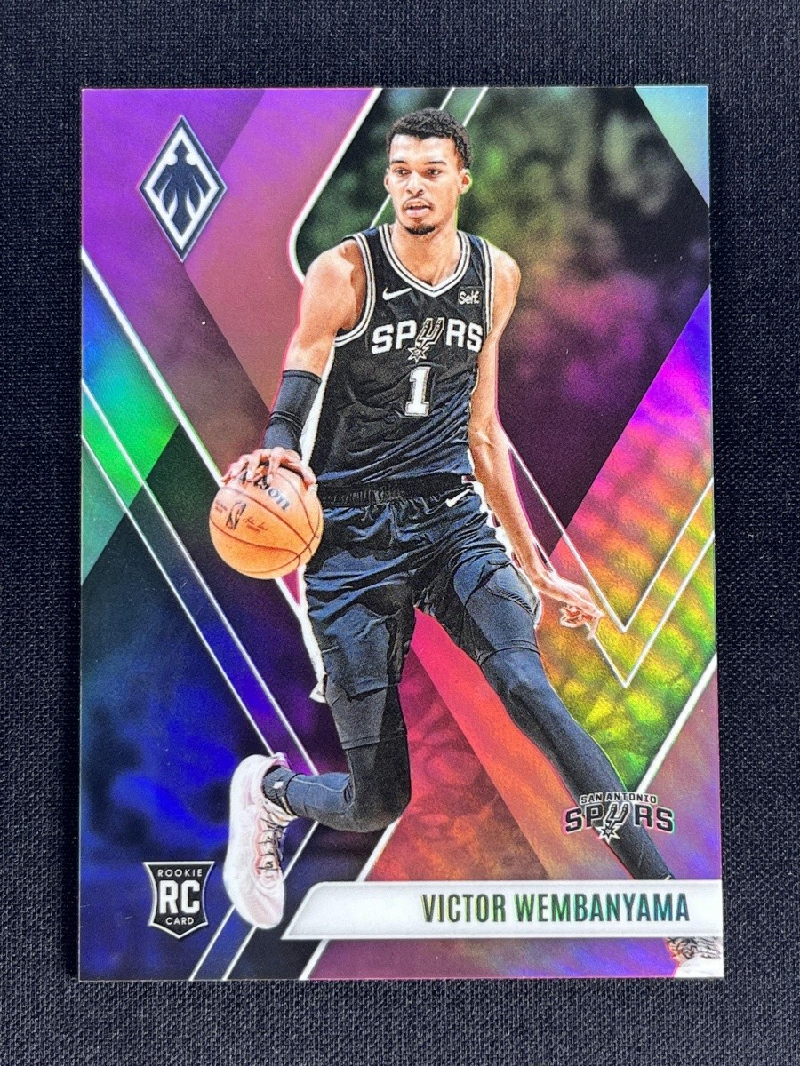 2023-24 Panini Phoenix Victor Wembanyama #256 Pink RC Rookie Spurs /175