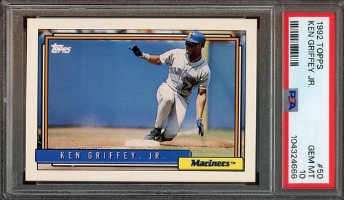 1992 Topps #50 Ken Griffey Jr. GEM-MT PSA 10 Seattle Mariners 4666
