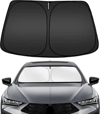 Windshield Sun Shade for 2021-2025 2026, Custom Fit Foldable Front Window Sunsha