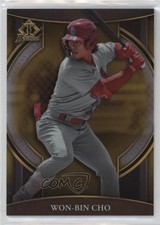 2023 Bowman Chrome Bowman Invicta Gold Refractor 50/50 Won-Bin Cho #BI-7 7rf