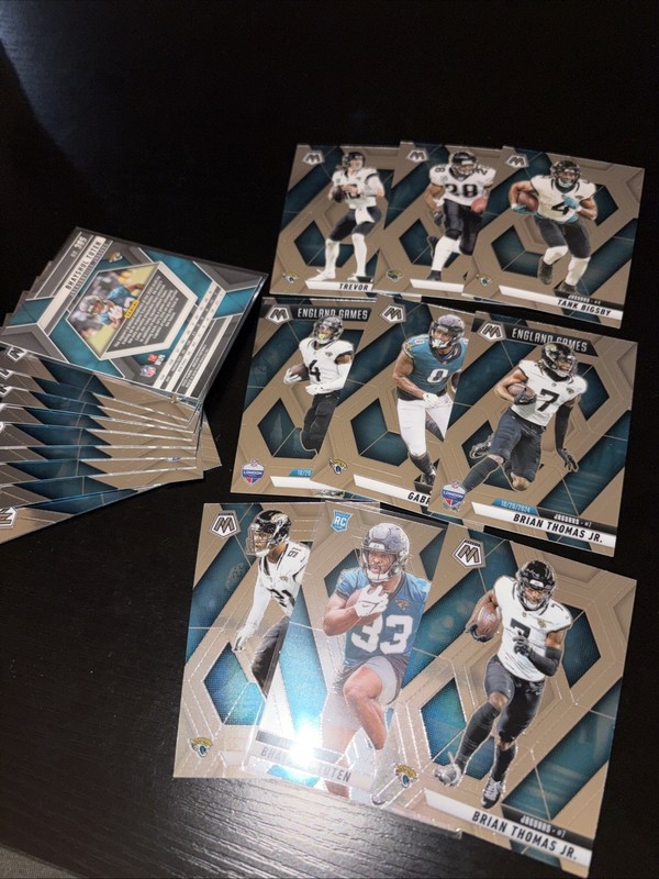 2025 Panini Mosaic Football Bhayshul Tuten RC Jacksonville Jaguars 20 Card JAX