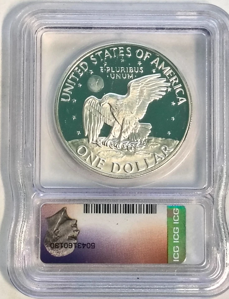 1971-S $1 Silver PR70DCAM (Proof) Ike Dollar - Image 2 of 2