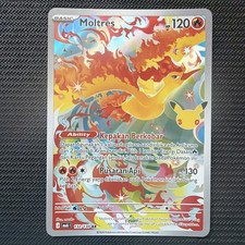 Moltres 30th Celebration INDONESIAN  132/130 Art Rare (MA6 I) Pokémon on eBay
