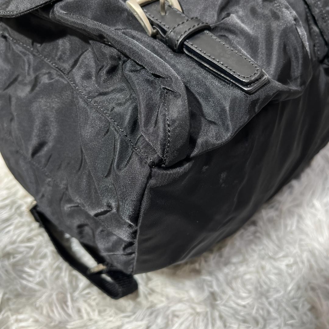 PRADA Backpack Triangle Logo Nylon from japan thumbnail 10