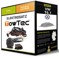 Elektrosatz 13-Pol Spezifisch für VW T6.1 10.2019-Jetzt ABE Towtec