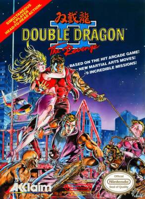 Double Dragon II The Revenge Nes Poster High Quality 8x10 8.5x11 11x17 13x19