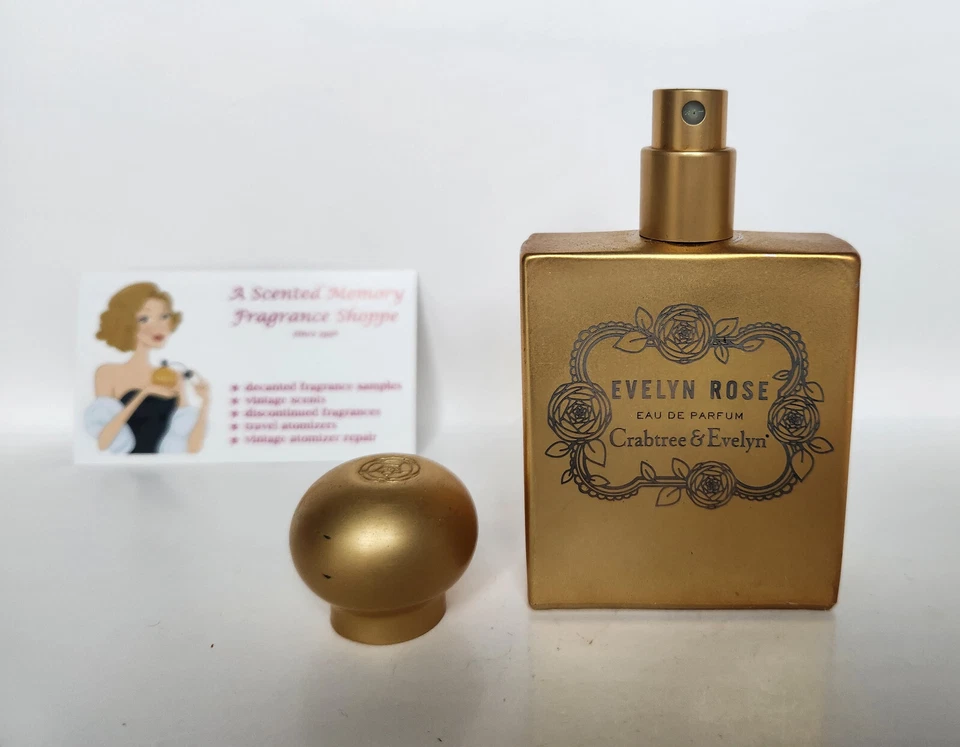 Vintage Evelyn Rose EDP Perfume Spray by Crabtree & Evelyn ~ 1.7 fl oz ~ 50 ml - Image 3 of 4