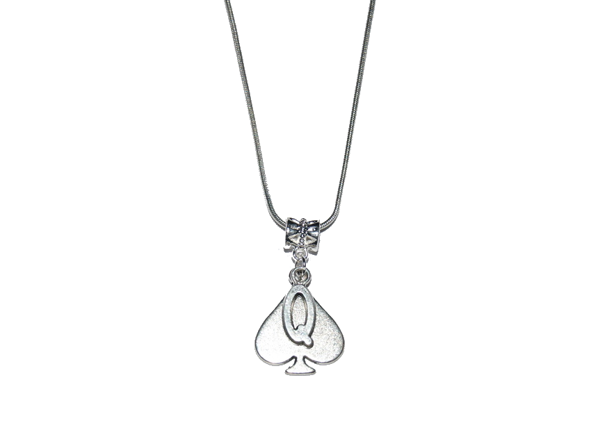 QOS MARQUE Reine De Pique Charme Euro Collier - I Love BBC - Hotwife - Salope - Femme partagée - Sissy Échangiste Cocu Mode de vie - France