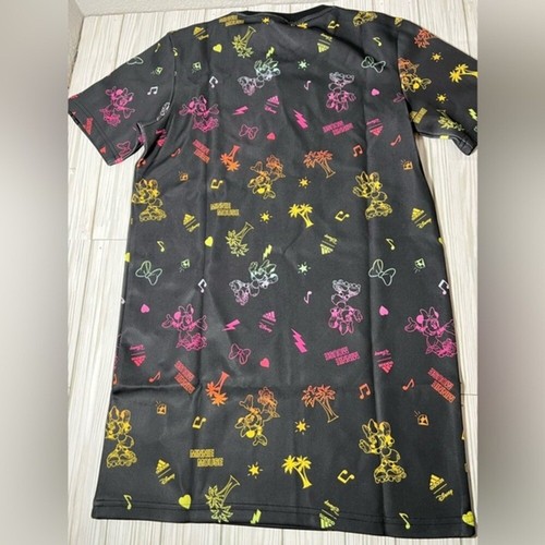 Adidas X Disney Minnie Mouse girls shirt Dress athletic Colab black size small - Picture 3 of 10