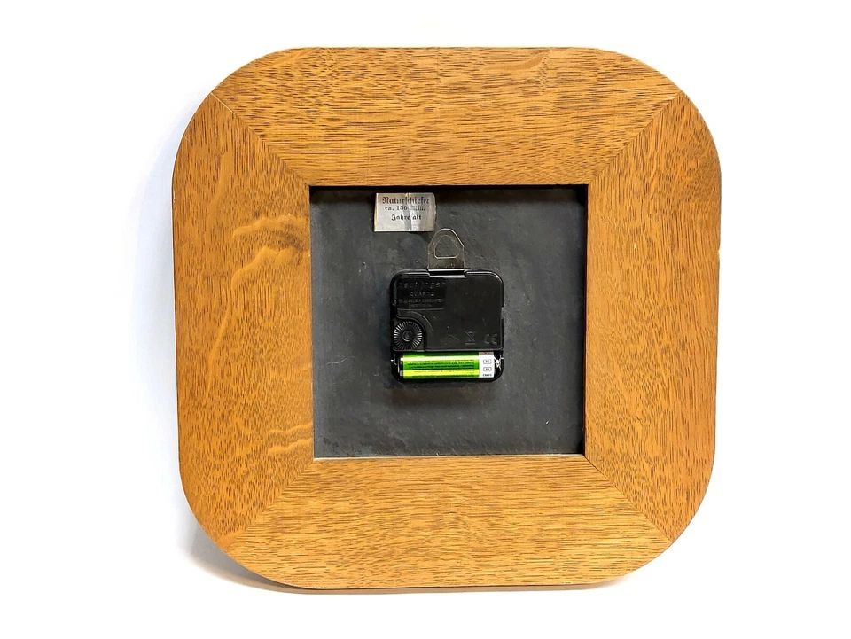 VAERST Reloj de Mesa Madera Natural Escritorio Abrigo Estante Alemania Vintage Decorativo Antiguo Foto 4 de 4