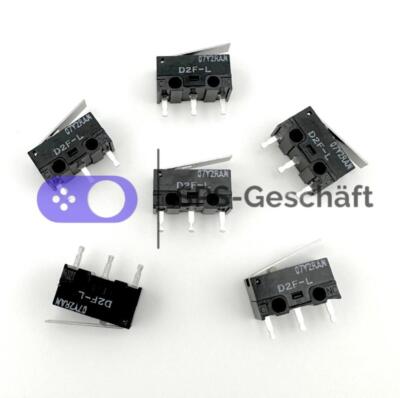 10pcs Omron D2F-L Lever 3-Pin Basic Micro Switch