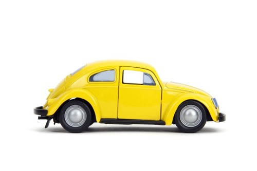 Jada 1:32 Hollywood Rides Transformers G1 VW Beetle Bumblebee 35595 Diecast Car - Picture 5 of 7