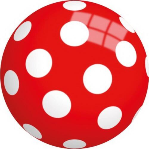 John Buntball Pilz 12 cm Rot mit weißen Punkten Spielball Pilzball Kinderball - Bild 1 von 1
