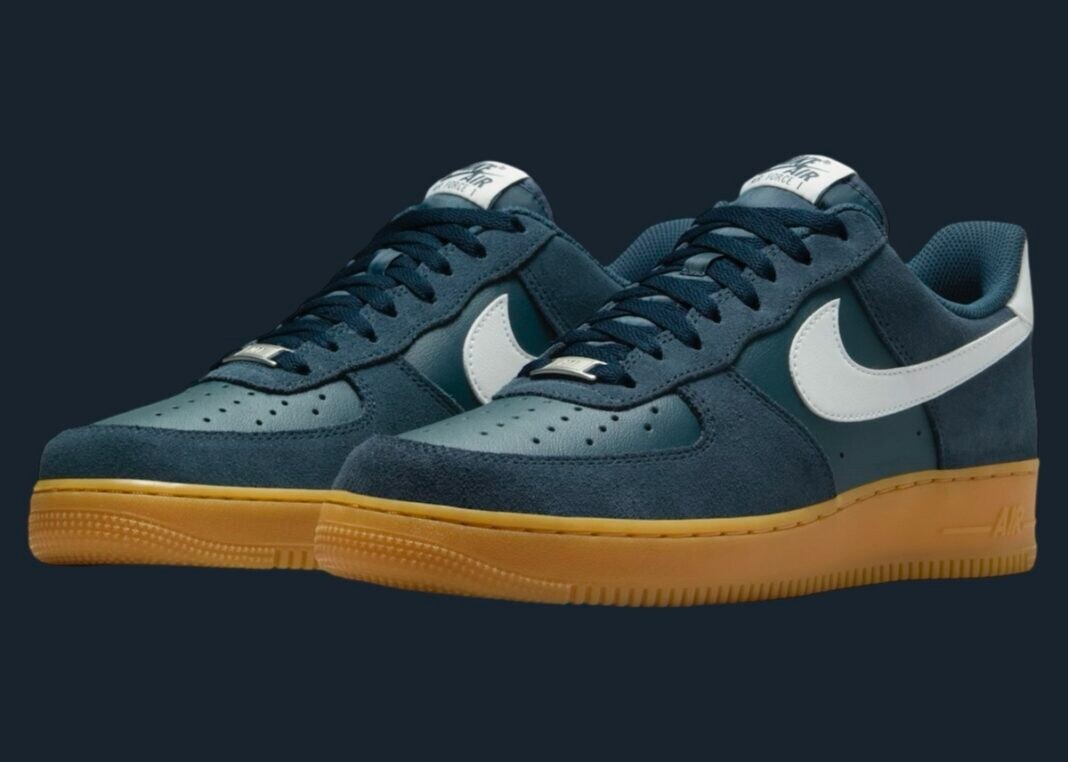 Nike Air Force '07 LV8 Armory Navy Gum White FQ8714-400 Mens