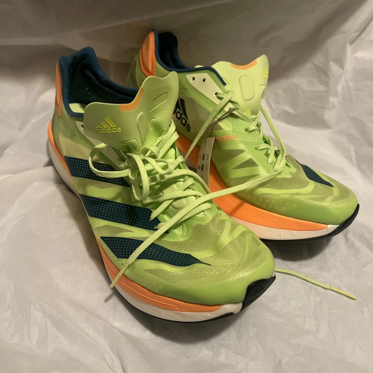 Adidas Adizero Adios Pro 2 Pulse Lime Running Shoes Men s Size 13 GX3124