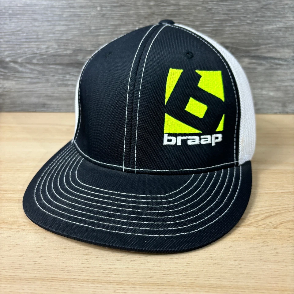 Gorra Braap talla S/M gris ajustada al aire libre para hombre Foto 4 de 4