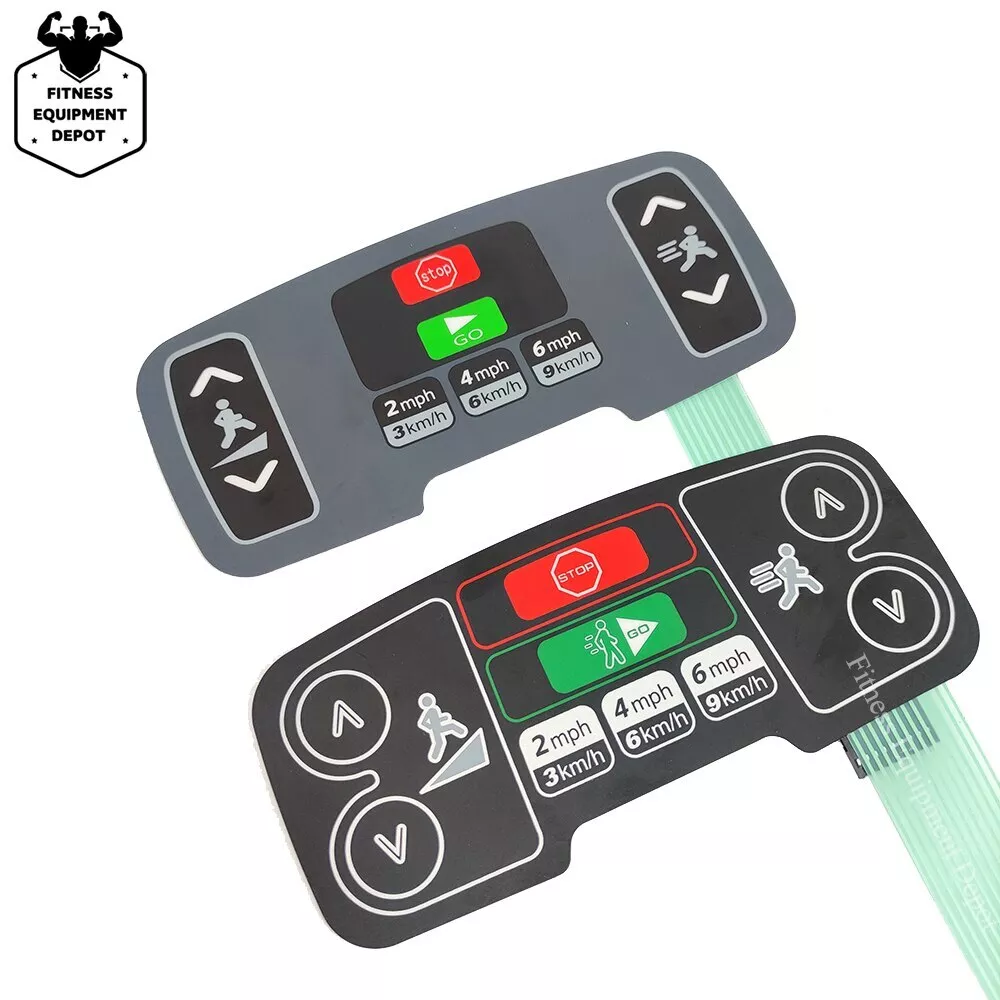 START Button STOP Button Keypad for Life Fitness Treadmill Membrane Switch