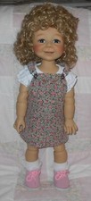 Mini World HEATHER Doll Wig SIZE 12/13 BLONDE Curls in Various Lengths/Bangs NWT