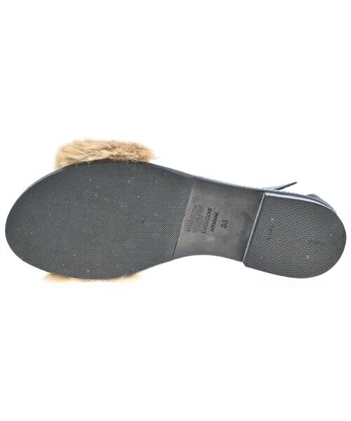 MAURO de BARI Sandals BlackxBeige EU38(Approx. 24.5cm MAURO de BARI Sandals BlackxBeige EU38(Approx. 24.5cm