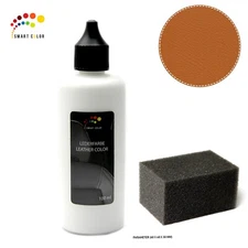 Leather Paint for Leather and Faux Leather BMW Montana Saffron Yellow Leather Repair