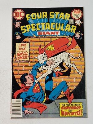 Four Star Spectacular 6 DC Comics Wonder Woman Superboy Krypto Bronze Age 1977