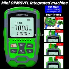 Rechargeable Fiber Tester 4 in 1 Mini Optical Power Meter -70 10dBm New