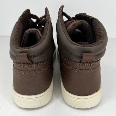 Goodfellow & Co Mens Brown Drew Lace Up Solid High Top Sneakers Size 8 Boots Goodfellow & Co Men main image 3