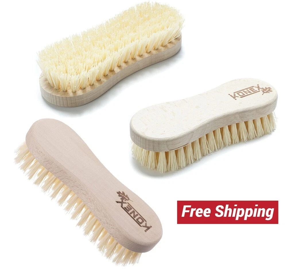 Nylon Fiber Economy Utility Cleaning Hand Brush. Heavy Duty Hand-Held Scrub  Stif