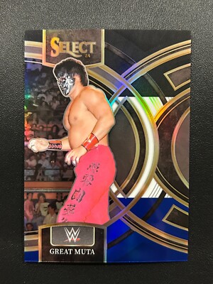 2024 Panini WWE Select Premier Black Blue Prizm /399 Great Muta #167