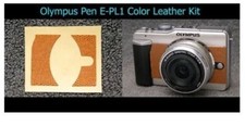 Camera Replacement Skin Leather w/VIDEO instruction  Olympus E-PL1  From Japan