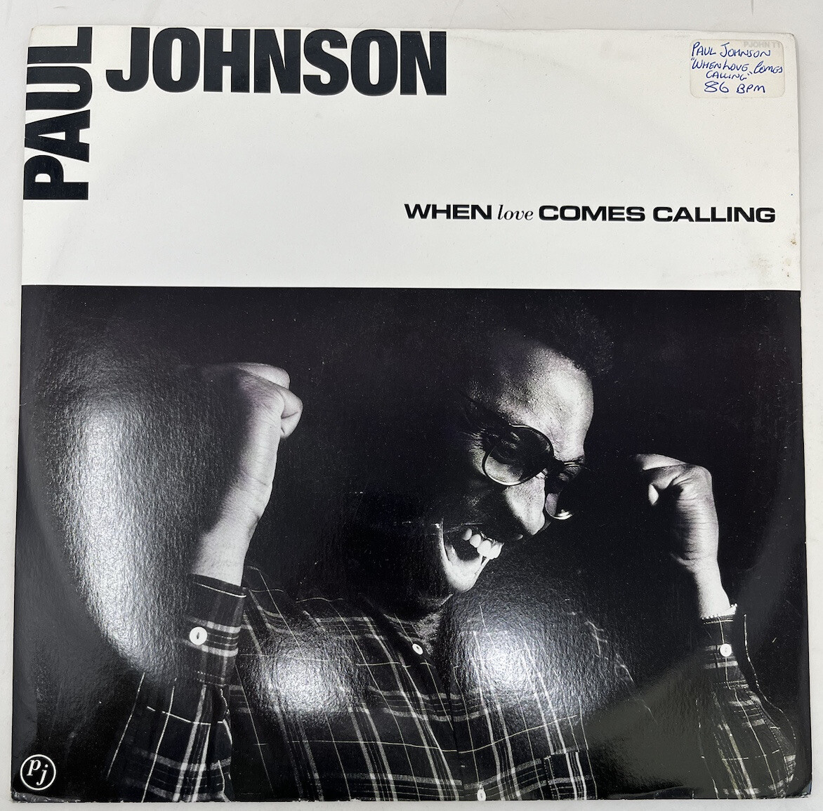 Paul Johnson When Love Comes Calling Vinyl LP Record 12"" Single - 1986 CBS