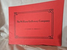 Reprint Of 1908 William Galloway Co Gas Engine Catalog All sizes, hit miss, 