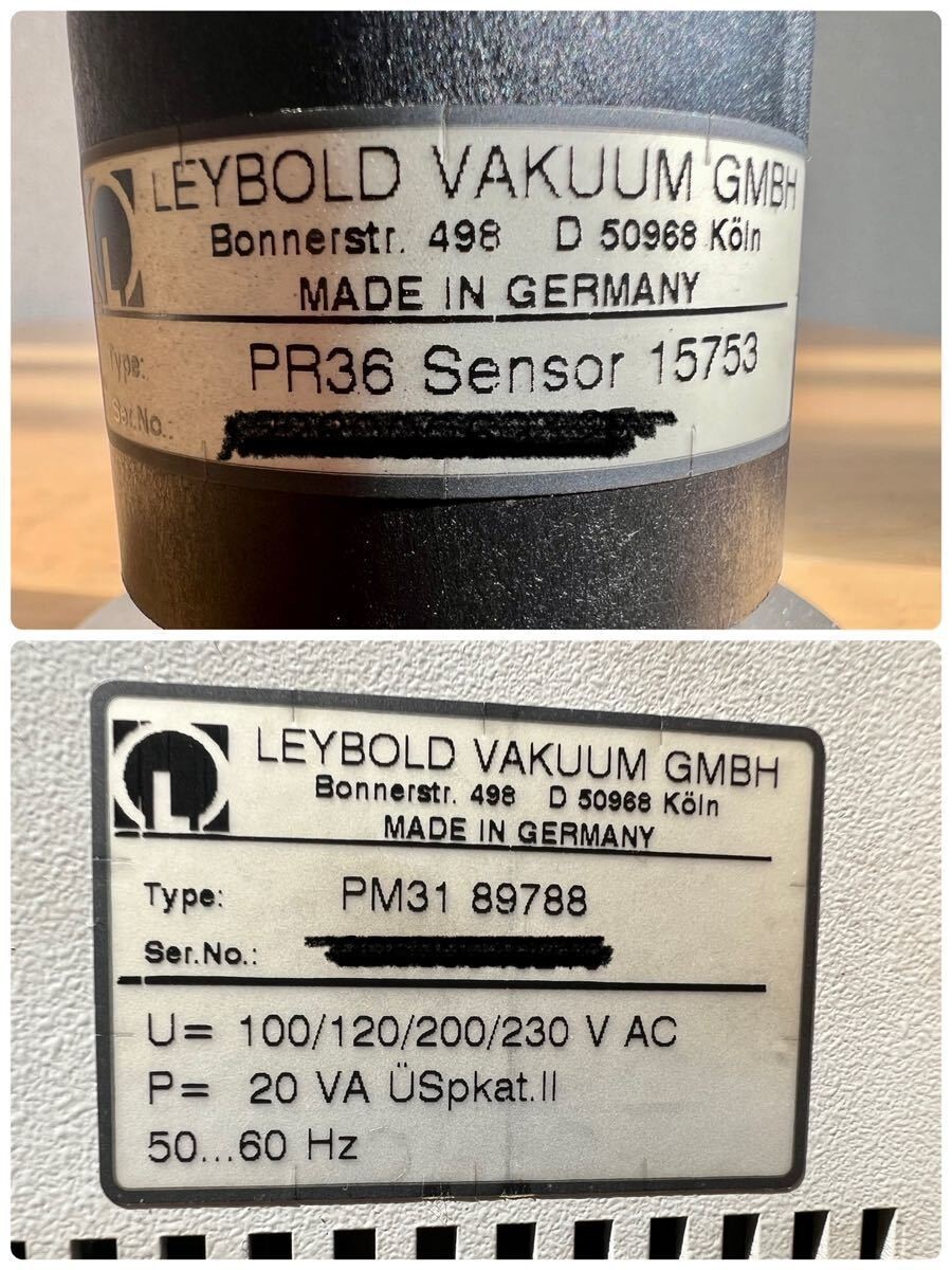 LEYBOLD PENNINGVAC PM31 89788 With PR36 SENSOR 15753 | eBay LEYBOLD PENNINGVAC PM31 89788 With PR36 SENSOR 15753 | eBay