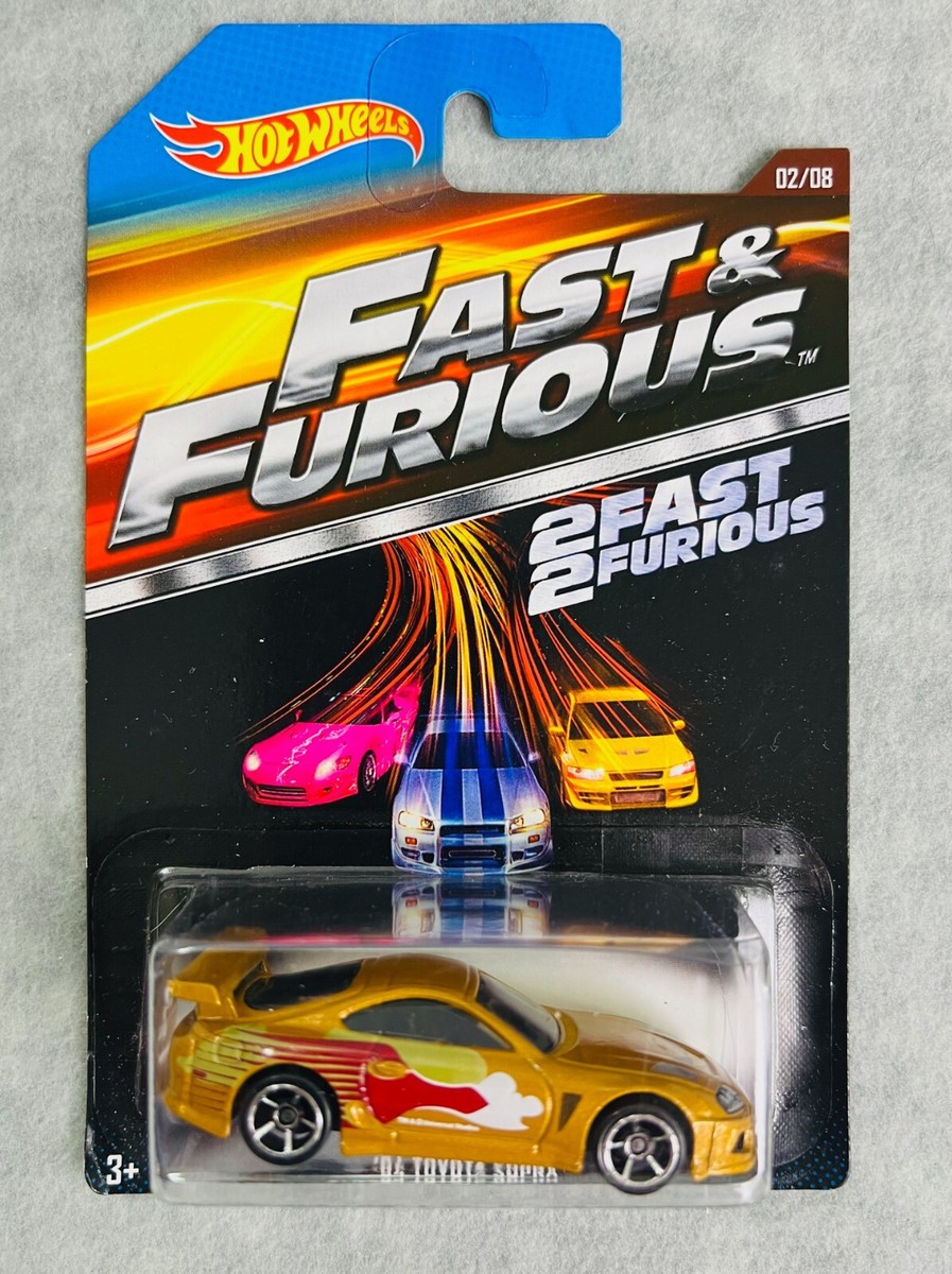 🔥🔥🔥Hotwheels '94 TOYOTA SUPRA Gold 2 Fast 2 Furious CMJ22