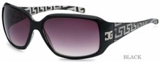 Women Ladies CG Polarized Sunglasses - 2 Tone Black  Transparent Clear CG125