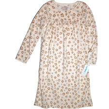 New Carter's Girl's Leopard Print Fleece Cozy Nightgown 6/7 8/10 12/14