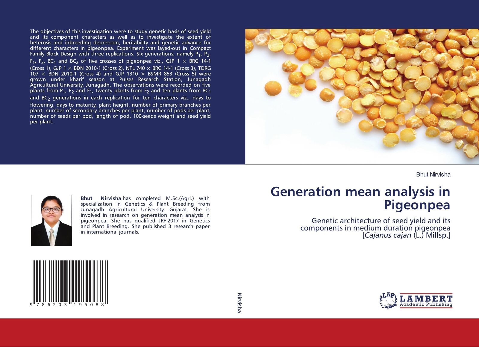 Thumbnail - Generation Mean Analysis In Pigeonpea Bhut Nirvisha Taschenbuch