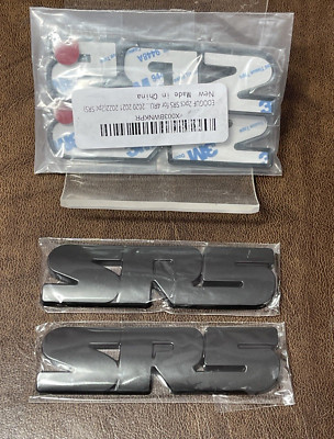 2 Sets 3D Left Right SR5 Overlay Blackout Emblem Kit For Tundra Tacoma 4runner