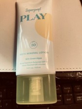 Supergoop PLAY 100 Mineral Lotion SPF 30 with Green Algae 3.4oz