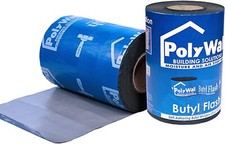 PolyWall Butyl Flashing Tape for Window  Door Frames, 9" x 100' - 2 Pack