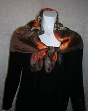 Adrienne Landau studio silk scarf 35" x 35"