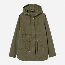 Women's Divided H&m Green Utility Jacket Size M New