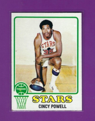 1973 Topps basketball card #186 Cincy Powell Utah Stars EXMT ABA