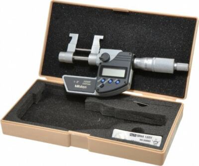 Mitutoyo 1 to 2'' Range, 0.00005'' Resolution, Electronic Inside & Tubular Micr...