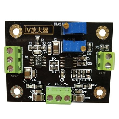IV Conversion Amplifier Voltage Signal Amp Photoelectric Amp Module Current To V