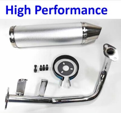 Jonway-Gator  JOC 50cc,S1 50cc, GY6-50 High Performance Exhaust
