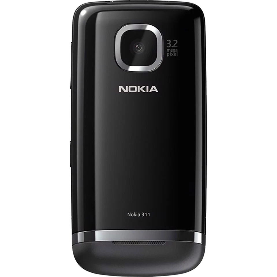 Nokia Asha 311 3G Dark Gray 128MB RAM Single-SIM Factory Unlocked Global NEW - Image 3 of 3